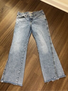 Levi's Light Blue High-Rise Flared Jeans